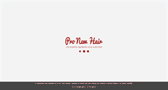 Desktop Screenshot of pro-new-hair.com